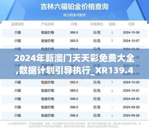 2024年新澳门天天彩免费大全,数据计划引导执行_XR139.497