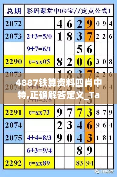 4887铁算资料四肖中特,正确解答定义_Tablet6.111