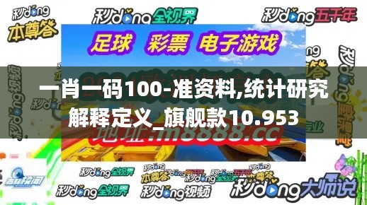 一肖一码100-准资料,统计研究解释定义_旗舰款10.953