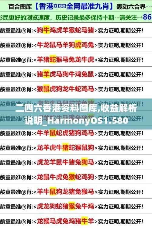 二四六香港资料图库,收益解析说明_HarmonyOS1.580