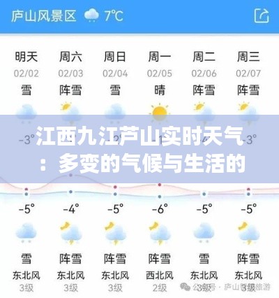 江西九江芦山实时天气:多变的气候与生活的协奏曲