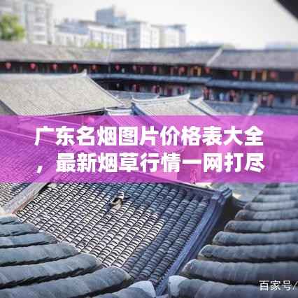 广东名烟图片价格表大全，最新烟草行情一网打尽！